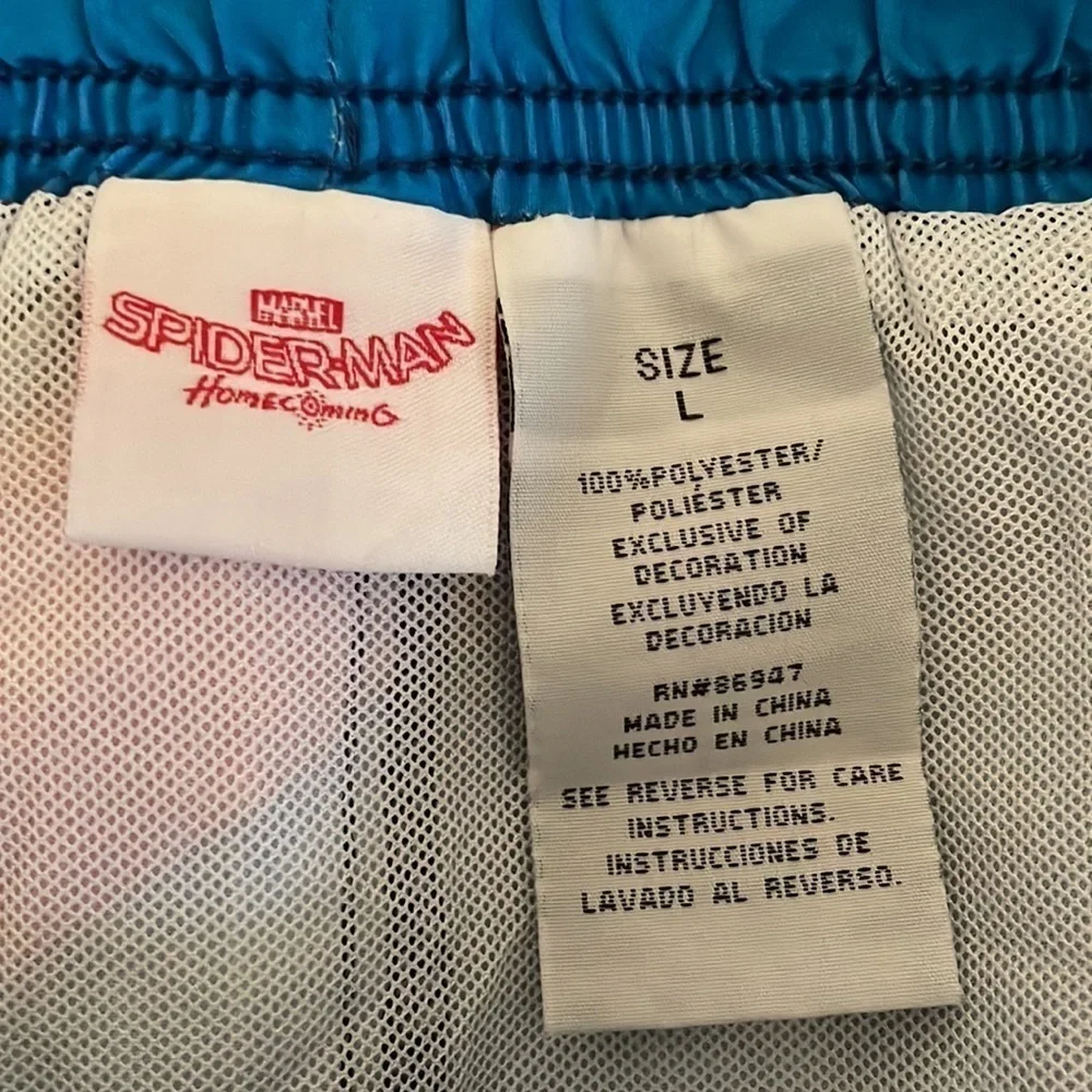 Nwt Marvel Spider-Man Swim Trunks Size Large